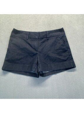 7th Avenue Women’s  Blue  Tailored Cotton Shorts Size 8